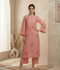 Silai Libas Summer Linen Embroidered Stitched 2-Piece Suit-Anaya