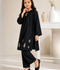 Lumira Chikankari Cotton Embroidered Stitched 3-Piece Suit- Gul-e-Bachpan Black