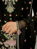 Kachy Dhaagy Lawn Embroidered Stitched 3-Piece Suit-Elaaf