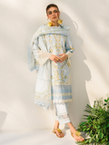 Binilyas Lawn Embroidered Stitched 3-Piece Suit-233 - A