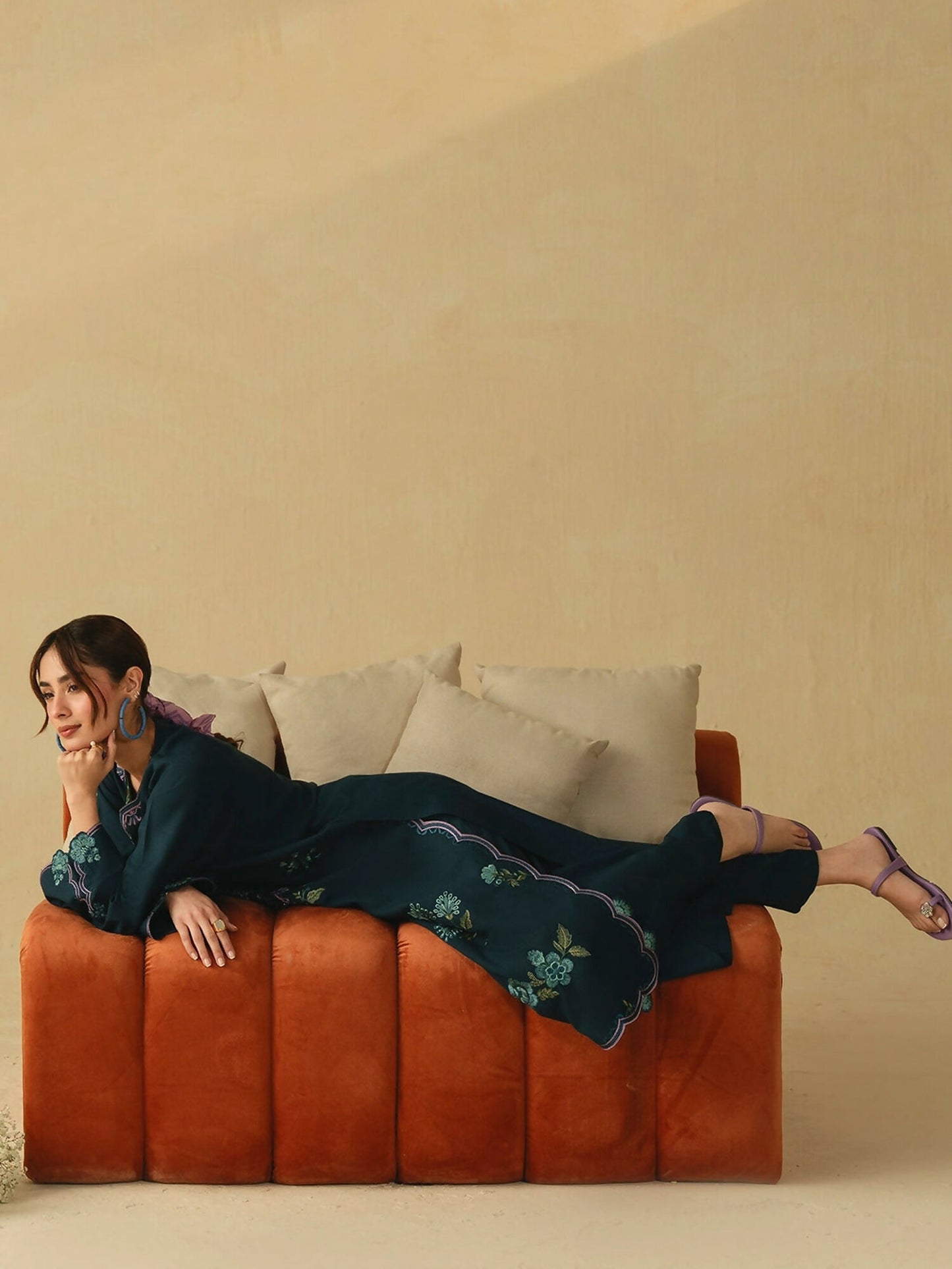 Mannat Clothing Boho Summer'26 Cotton Embroidered Stitched Suit-Riverleaf