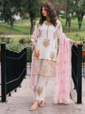 Mahnur Broadway Luxury Lawn Embroidered Unstitched 3-Piece Suit-Cherry Blossom