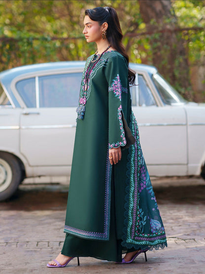Mahnur Fiona Lawn'26 Embroidered Unstitched 3-Piece Suit-F-08