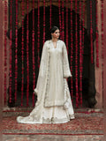 Hussain Rehar Massarat Festive Unstitched'25 Organza Embroidered 3-Piece Suit-Sitara