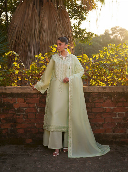 Mahnur Fiona Lawn'26 Embroidered Unstitched 3-Piece Suit-F-14