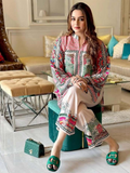 MH Cloth House Poly Lawn Printed Co-Ord Set-Gulnar