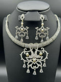H&A Jewellery One Carat Silver Rhodium Plated Jewellery Set