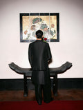 Hussain Rehar The Scent Luxury Pret SS'25 Raw Silk Embellished 3-Piece Suit-Nuvor