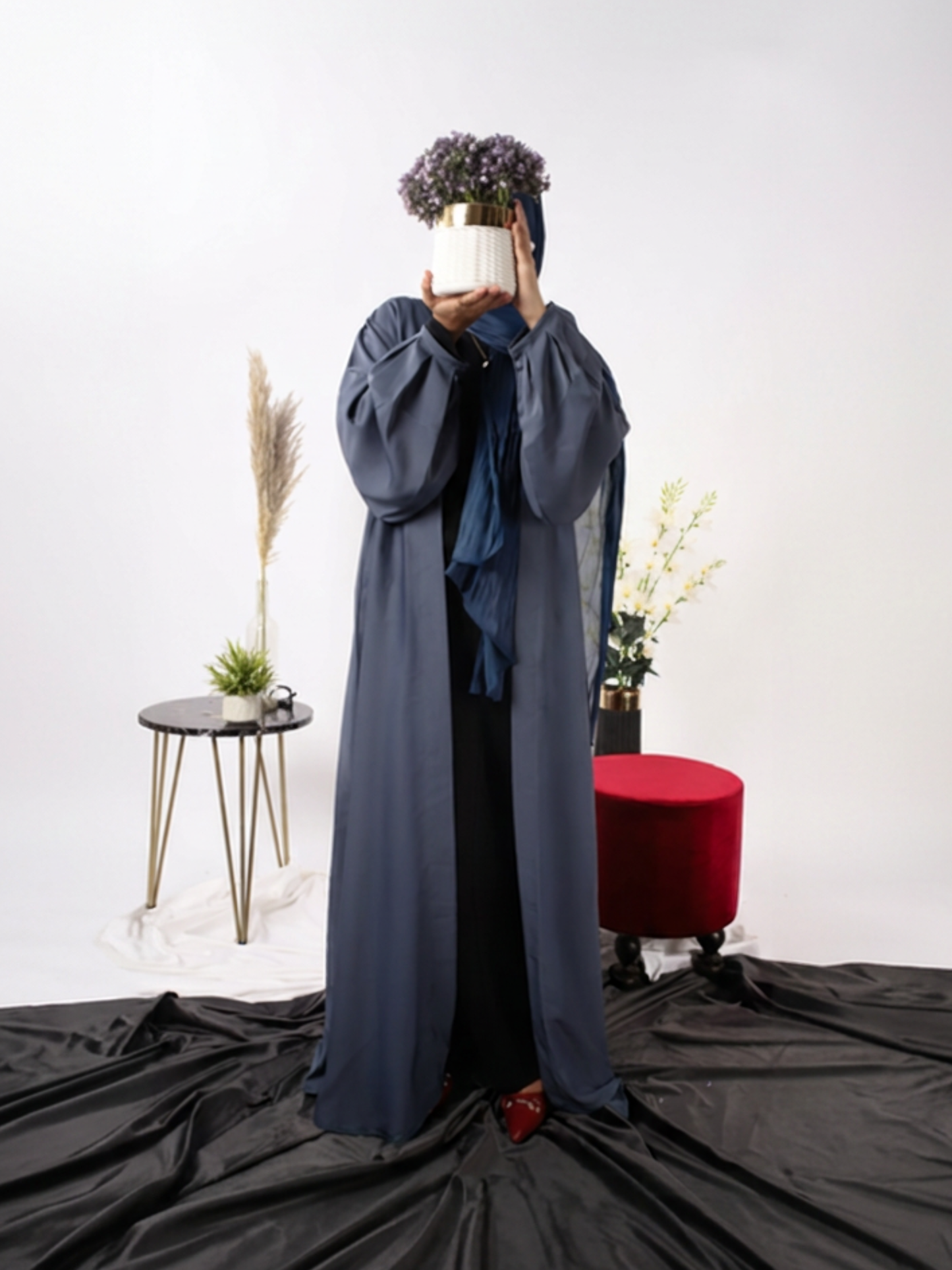 Blue-Nourah Nida Abaya-Zunal