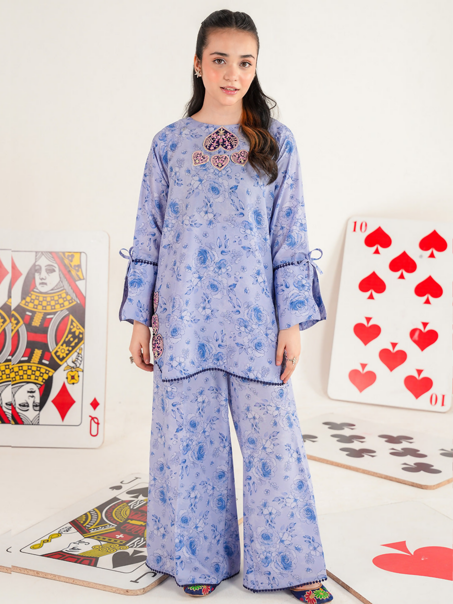 Panache Apparel Bloomie Silk Lawn Embroidered Stitched Suit-Petalie