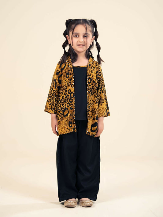 Velvour Girls Cotton Printed Co-Ord Set-VG186-B