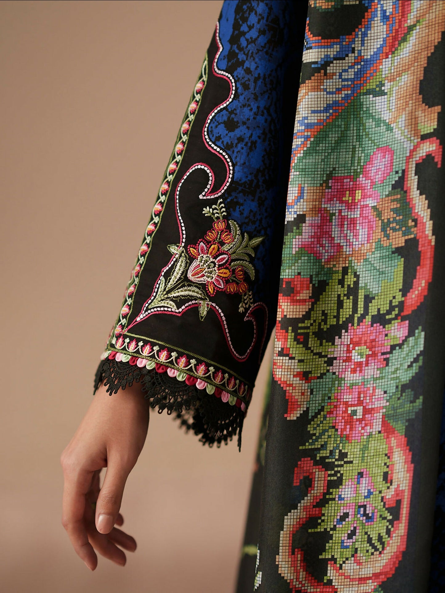 Binilyas Jojo Summer'26 Lawn Embroidered Unstitched 3-Piece Suit-83B