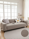 Elegant Bedding Stripe Jacquard Fitted Sofa Cover