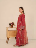 Stylish Collection Royal Pret Linen Embroidered Stitched 3-Piece Suit-Dusty Rose