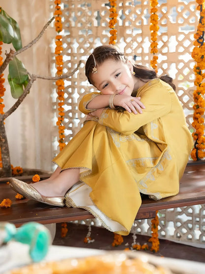 Panache Apparel Noore Eid Edit Sheesha Silk Embroidered Stitched Suit-Hoor