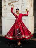Hussain Rehar Festive Pret'25 Korean Raw Silk Embroidered Stitched 3-Piece Suit-Gulrukh