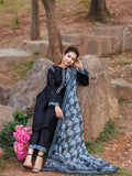 MAK Fashion Doria Cotton Lawn Embroidered Stitched 3-Piece Suit-Moonlight