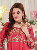 Farooq Hameed Studio Wedding Festive'25 Net Embroidered Stitched 3-Piece Suit-Seriya