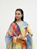 Imran Aftab Basant Mela Raw Silk Printed Stitched 3-Piece Suit-IARP 08