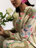 Binilyas Silk Digital Printed Co-Ord Set-30087