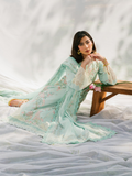 Binilyas Lawn Embroidered Stitched 3-Piece Suit-233 - B