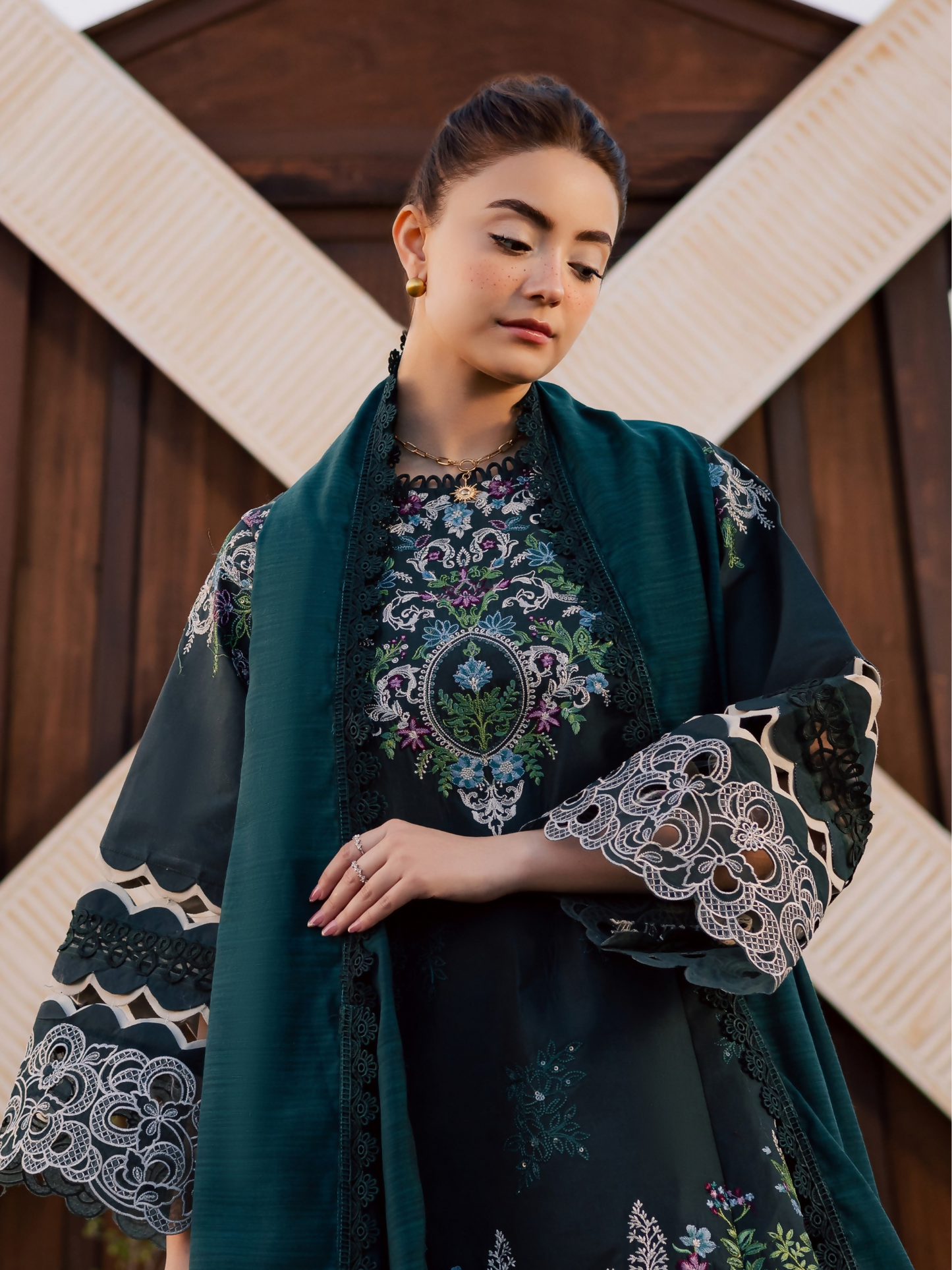 Parishay Summer Queen Vol 2 Lawn Embroidered Stitched 3-Piece Suit-SQU-16