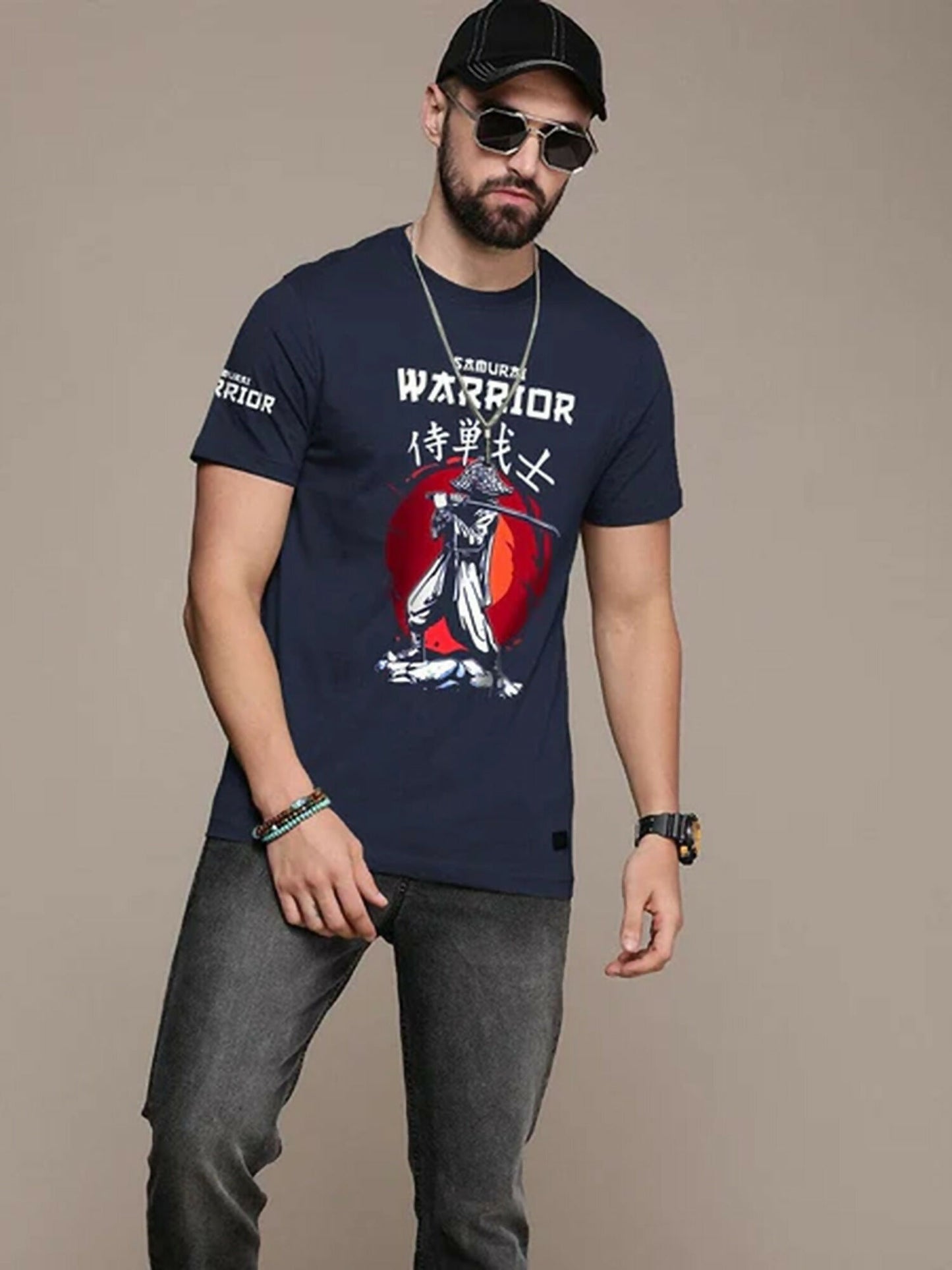 Jupiter Samurai Warrior Graphic Tee-14606
