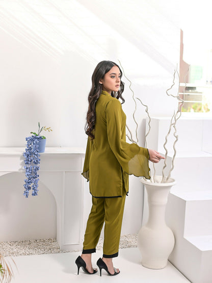 Ruby's Couture Haute & Chic Georgette Co-Ord Set-Doreti