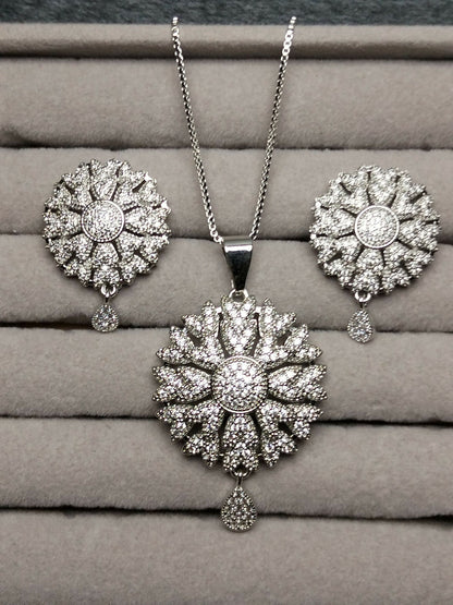 H&A Jewellery Stainless Steel Pendant Set