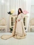Farooq Hameed Studio Wedding Festive'25 Glass Silk Embroidered Stitched 3-Piece Suit-Ayat