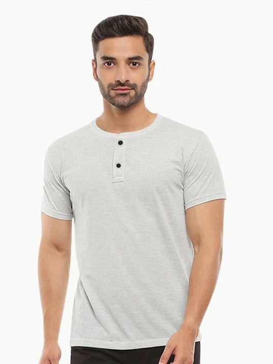 Henley Neck Nice Fit Soft Tee-14594