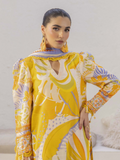 Naqsh Summer Glow 2 Luxury Lawn Digital Printed Unstitched 3-Piece Suit-Golden Dream-00129