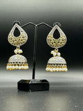 H&A Jewellery Dual Tone Handmade Brass Oxidized Jhumka