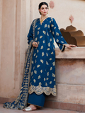 Blue Panache Apparel Noor Mahal Cotton Printed Stitched Suit-Dilafza