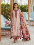 Farah Talib Aziz Jacquard Lawn Embroidered Unstitched 3-Piece- Suit-Pricsilla tea pink
