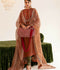 Hussain Rehar Chamak Damak Raw Silk Embellished Stitched 3-Piece Suit-Lesk