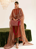 Hussain Rehar Chamak Damak Raw Silk Embellished Stitched 3-Piece Suit-Lesk
