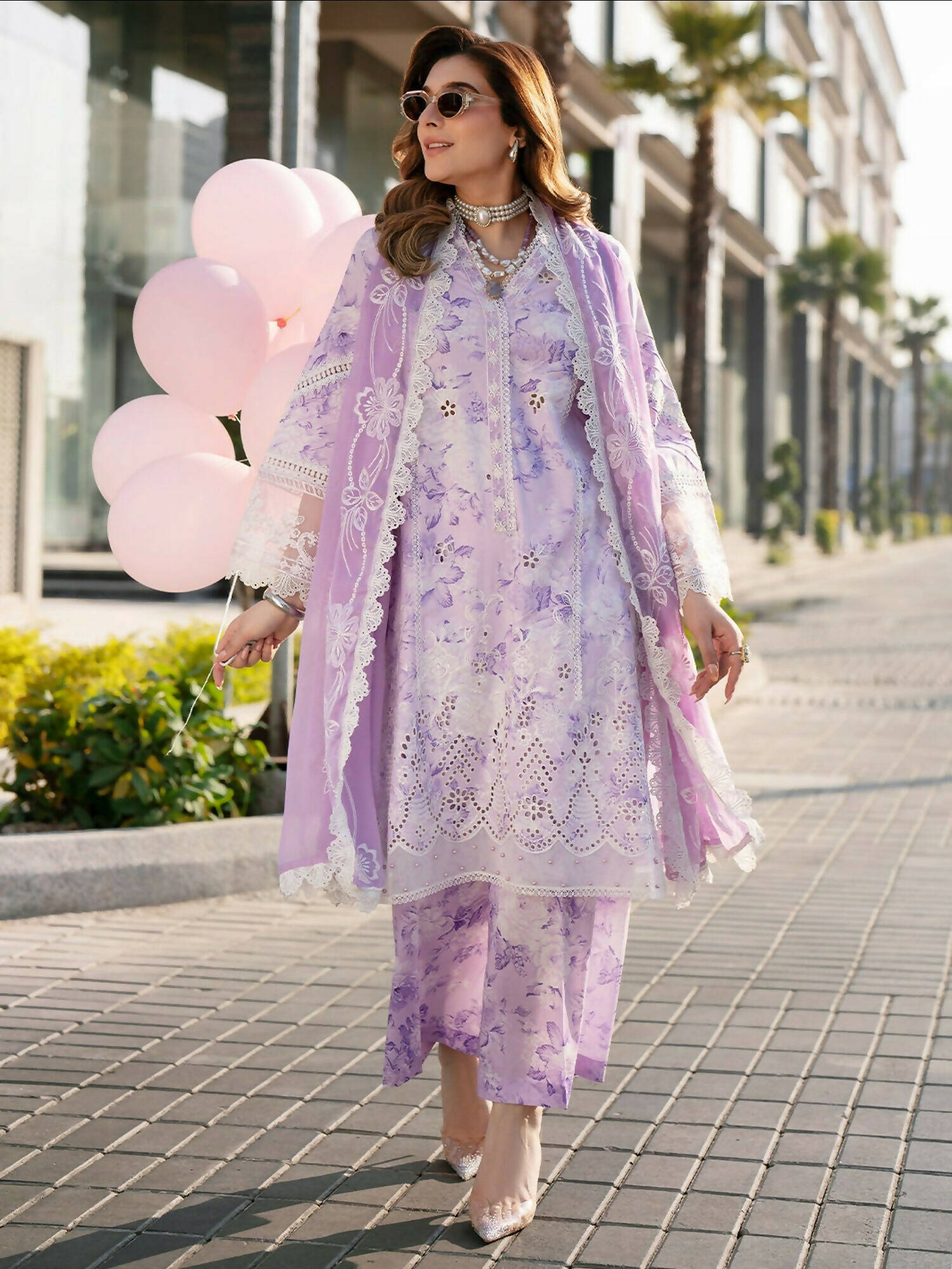 Mahnur Broadway Luxury Lawn'26 Embroidered Stitched 3-Piece Suit-BW-009