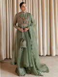 Hussain Rehar Moon In The Golden Cup Organza Embellished Stitched 4-Piece Suit-Venus