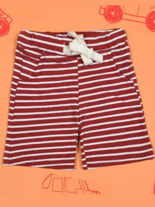 Funkyt's Candy Stripes Comfy Shorts-11380