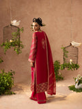 Shurooq Geet Organza Embroidered Stitched 3-Piece Suit-Shaan