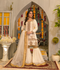Ruby's Couture Poshak Chiffon Embellished Stitched Gharara-Atish