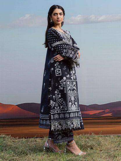 Parishay Rang e Sarma Khaddar Embroidered Unstitched 3-Piece Suit-SAR-07