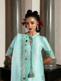 Hussain Rehar The Scent Luxury Pret SS'25 Raw Silk Embellished 3-Piece Suit-Mynt