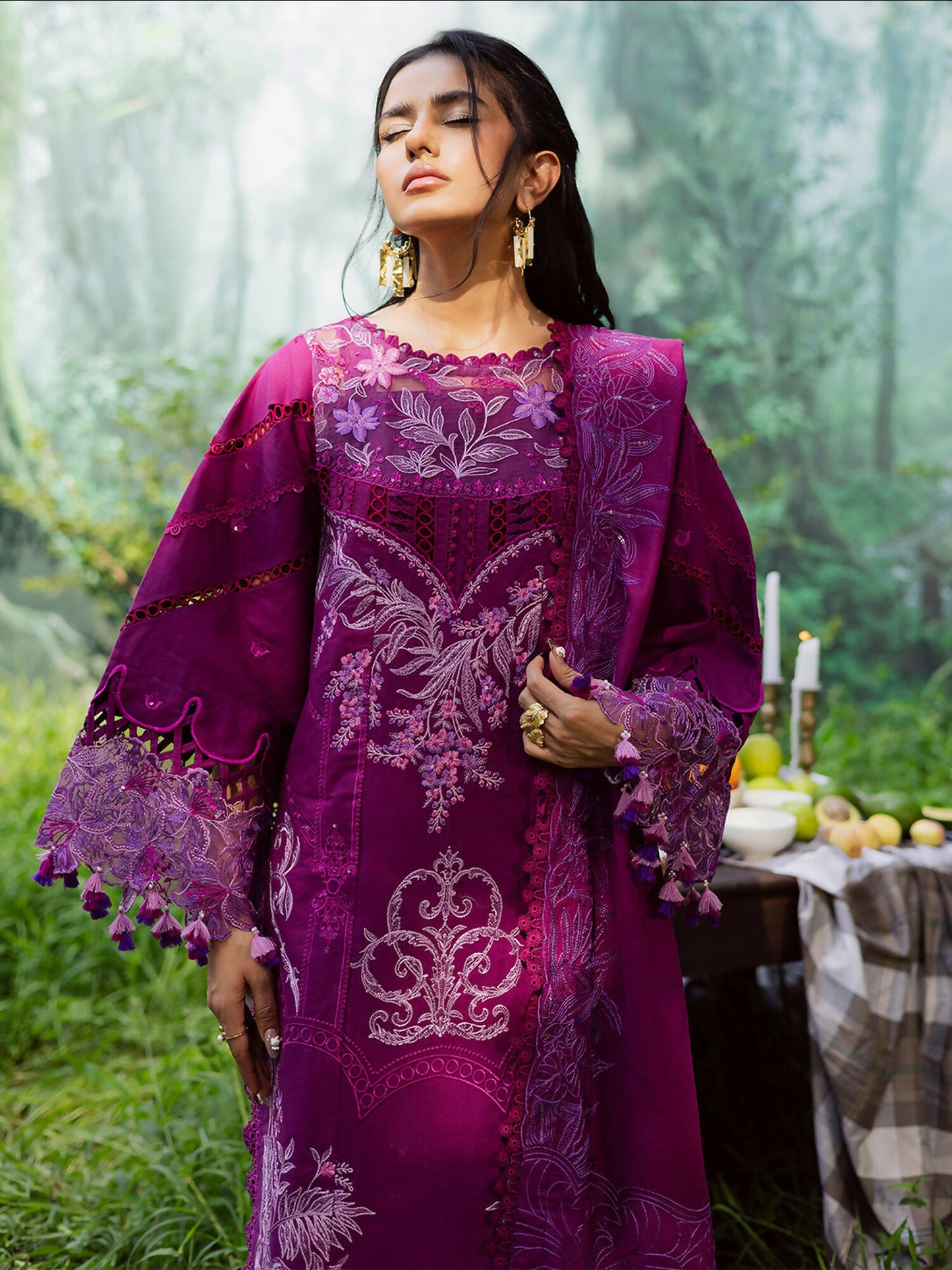 Parishay Winterwood Tales Khaddar Embroidered Unstitched 3-Piece Suit- WW - 06
