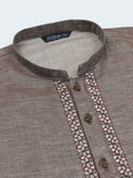 Velvour Boys Cotton Embroidered Stitched Kurta-VB200-B