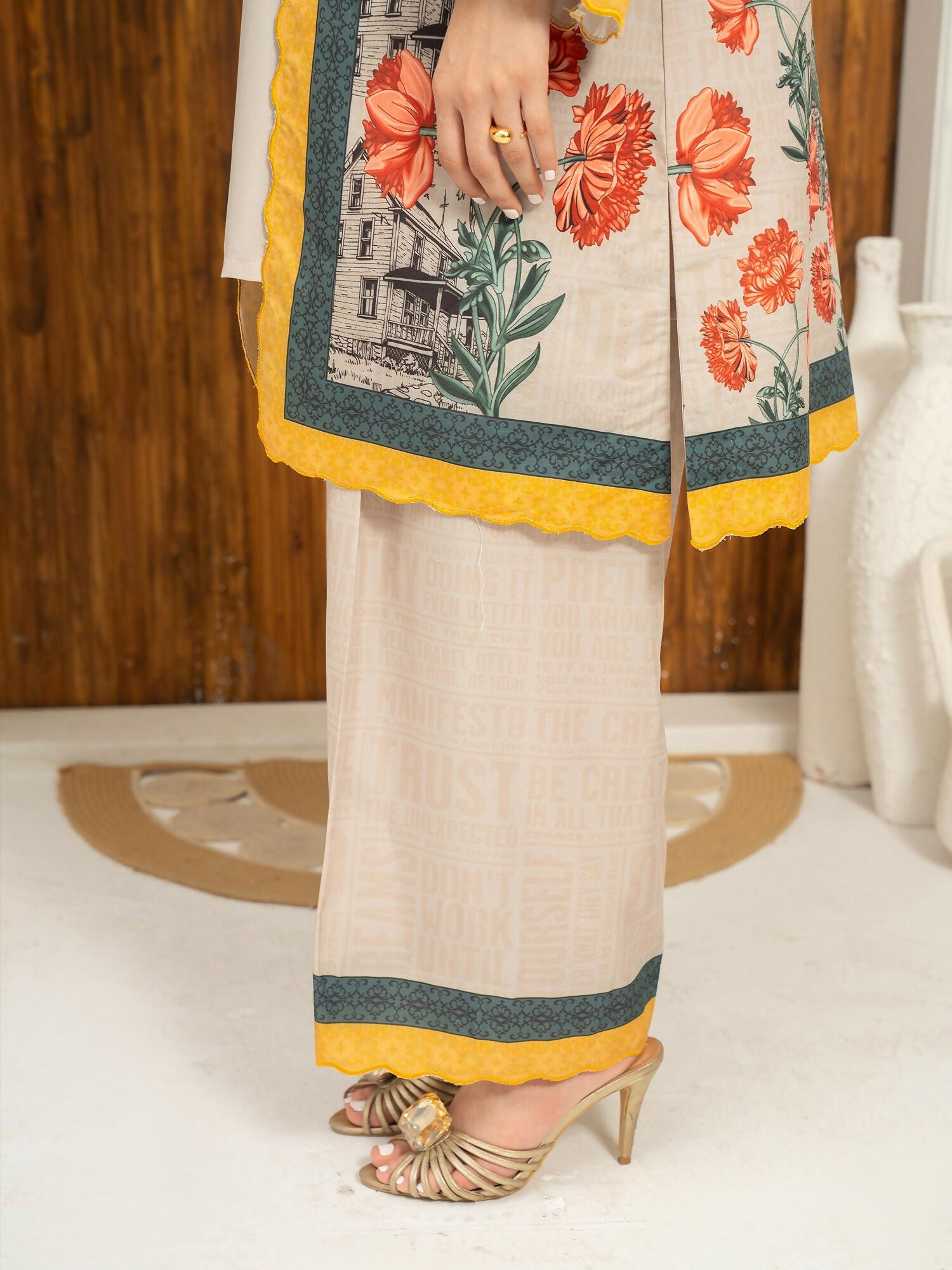 Panache Apparel Florise Lawn Printed Co-Ord Set-Freedom