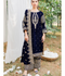 Panache Apparel Velvet Edit Micro Velvet 9000 Embroidered Stitched Suit-Zircon