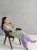 Panache Apparel Dear Summer Silk Lawn Printed Co-Ord Set-Green Field
