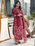Parishay Monaco Luxury Lawn'26 Embroidered Unstitched 3-Piece Suit-MN-01